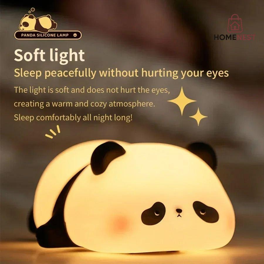 Silicone Panda Rechargeable Lamp