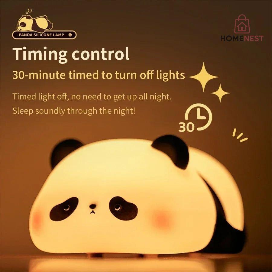 Silicone Panda Rechargeable Lamp