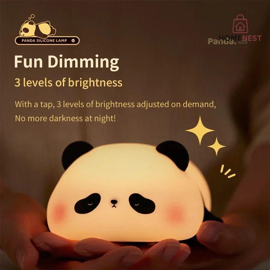Silicone Panda Rechargeable Lamp
