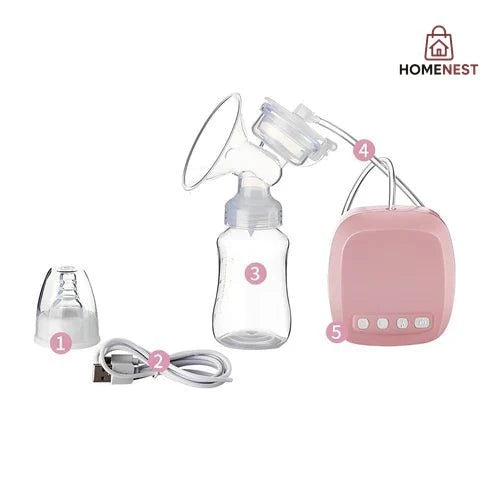 Electric Single Breast Pump - Massage and Expression Modes