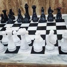 Vintage marble chess set - Etsy