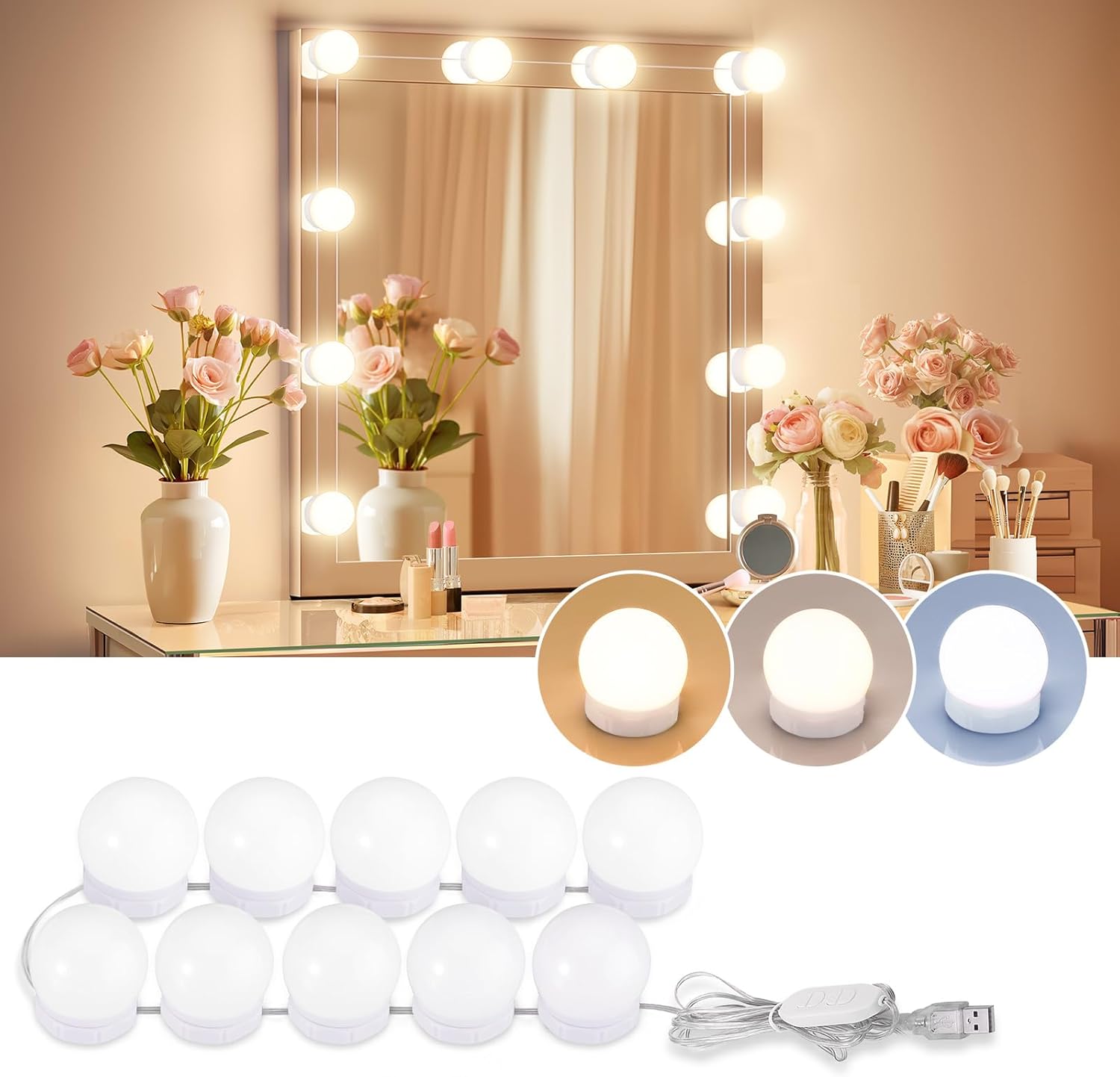 Vanity Light 10 Bulbs