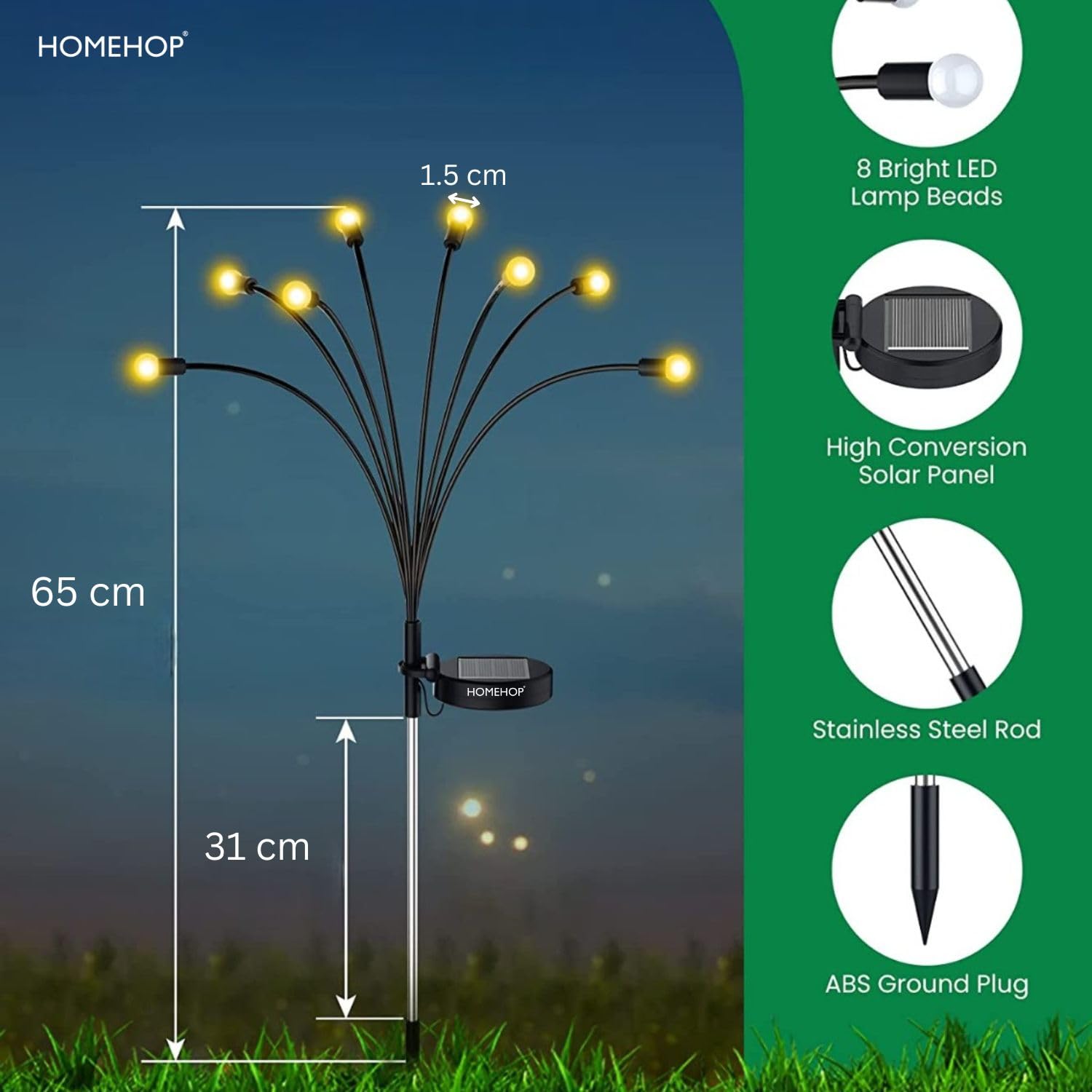 Solar Flower Light for Garden