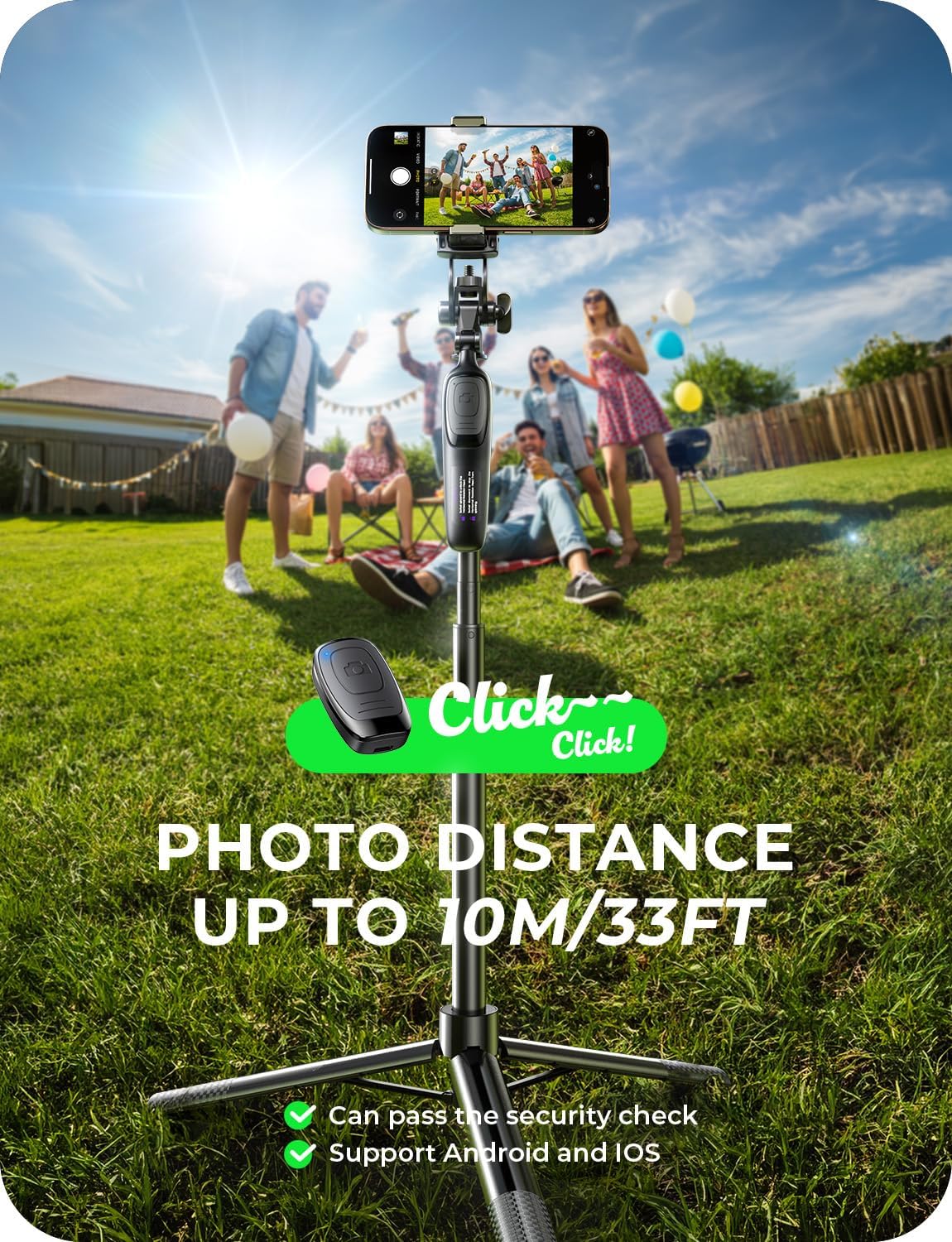 LISEN 67 Selfie Stick & Tripod for All  IPONE & Android All in One 360 Rotation Cell Phone Tripod Stand with Remote for Vlogging/TikTok/Photo,