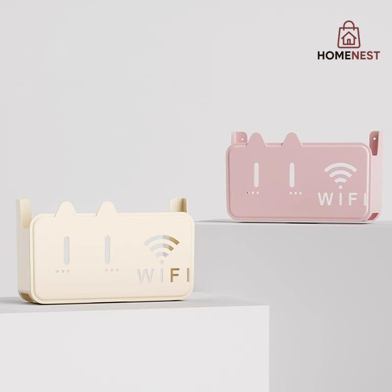 Cute Wall-Mounted WiFi Router Storage Box