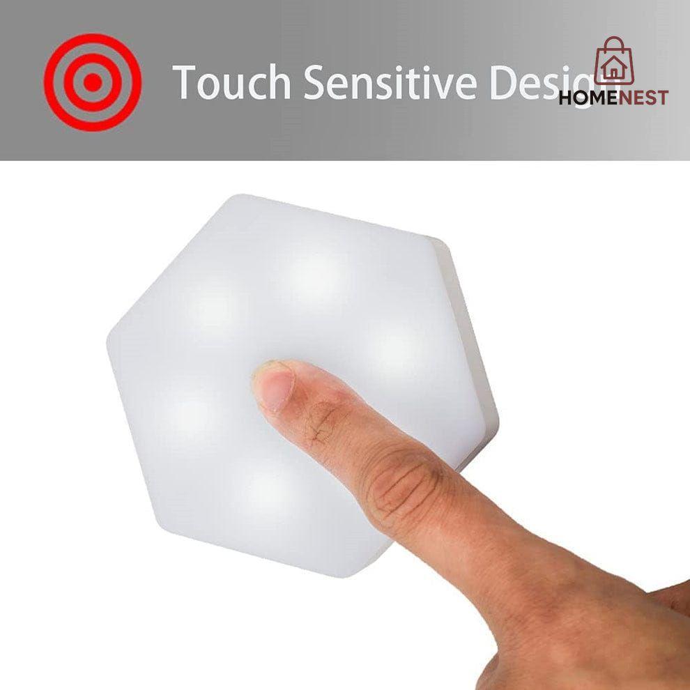 LED Quantum Lamp 🔷 Hexagonal Touch Sensor Light ✨