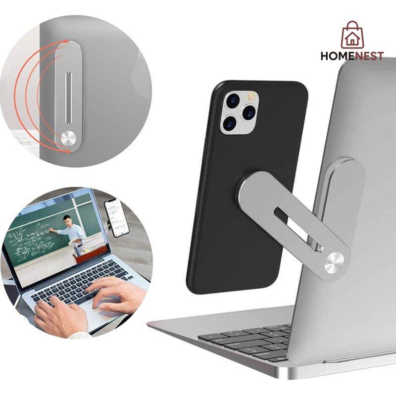Foldable Laptop Phone Holder
