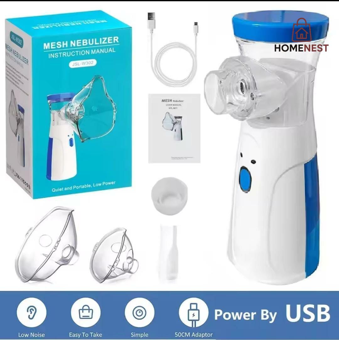 Portable Nebulizer - Nebulizer Machine for Adults and Kids, Mesh Nebulizer for Breathing Problems, Handheld Nebulizer