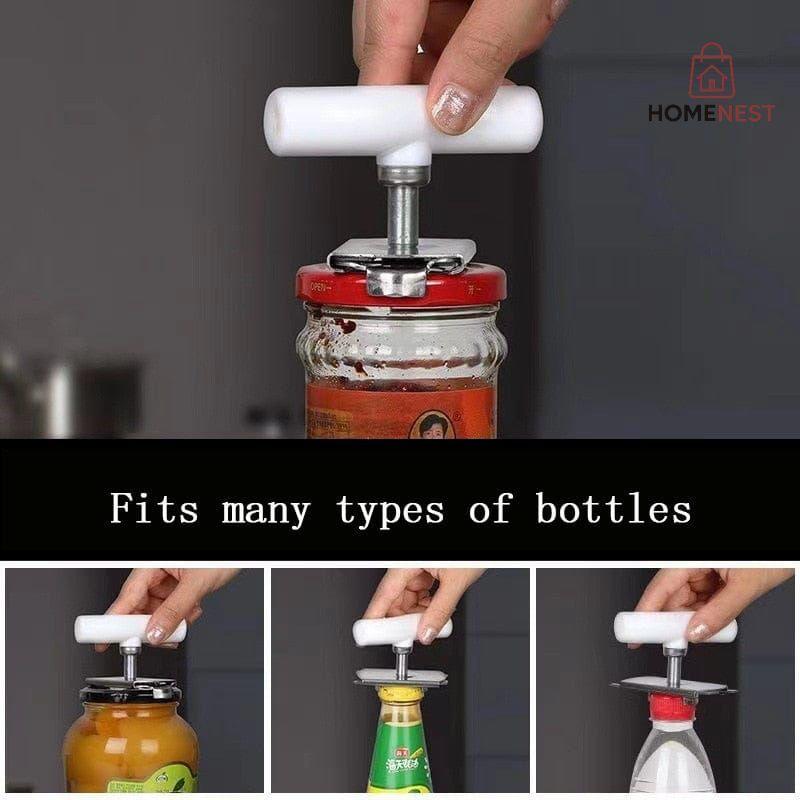 Jar Opener Stainless Steel Jar Opener effortless Lid Remover Tool For Kitchen