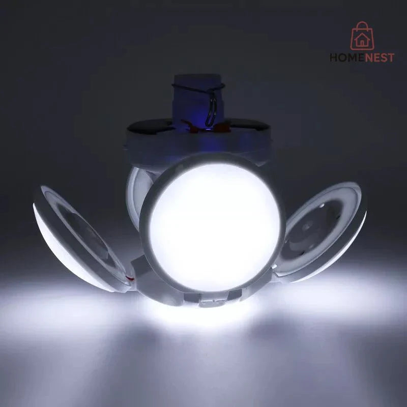 Solar LED Camping Light USB Rechargeable Bulb