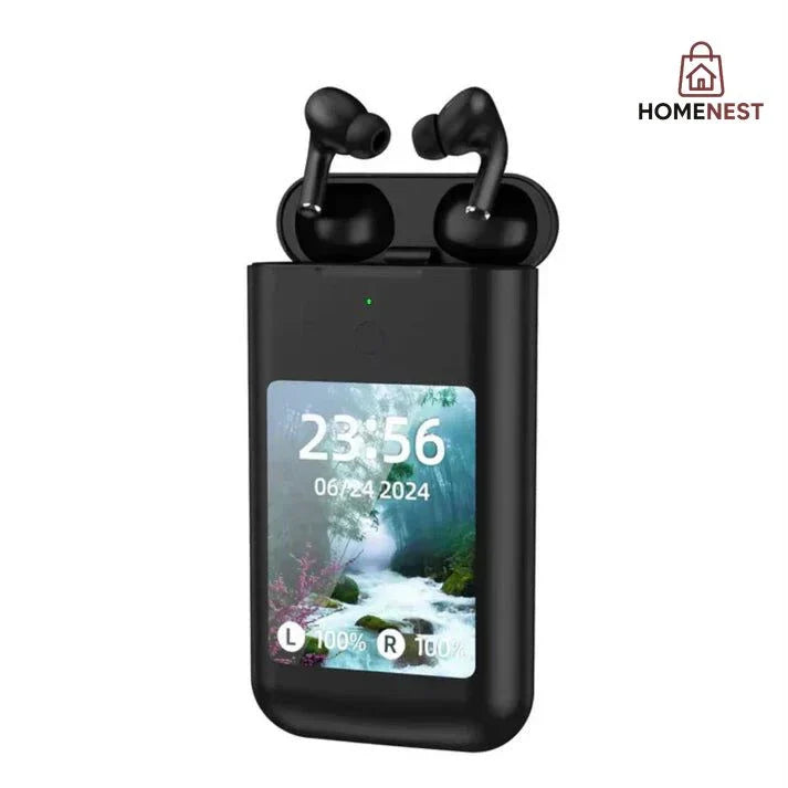 TF20 Box 3in1 Earbuds With Power Bank & Multimedia Display
