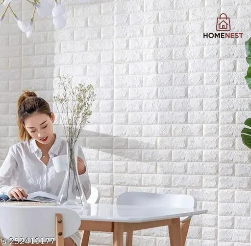 3D WHITE BRICK SHEET