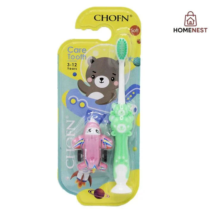 Baby Cartoon Toothbrush with Toy