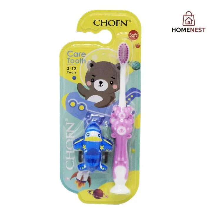 Baby Cartoon Toothbrush with Toy